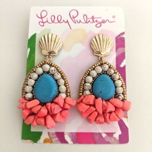 NWT! Lilly Pulitzer Splash dance Earrings In multi RTL $48